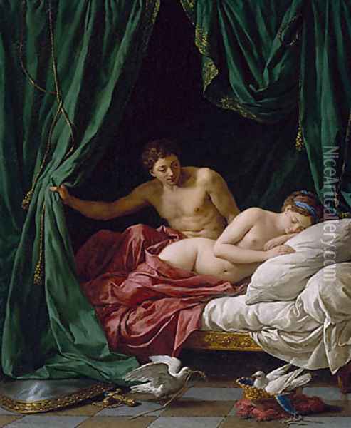 Mars and Venus Oil Painting - Louis Lagrenee