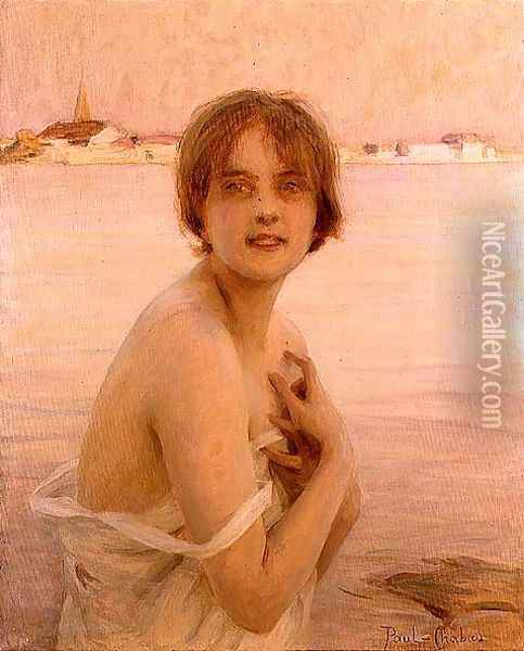 Girl by the Sea Oil Painting - Paul Chabas