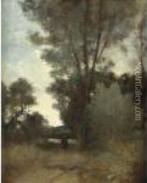 Cavalier A L'oree D'un Bois Oil Painting - Camille Pissarro