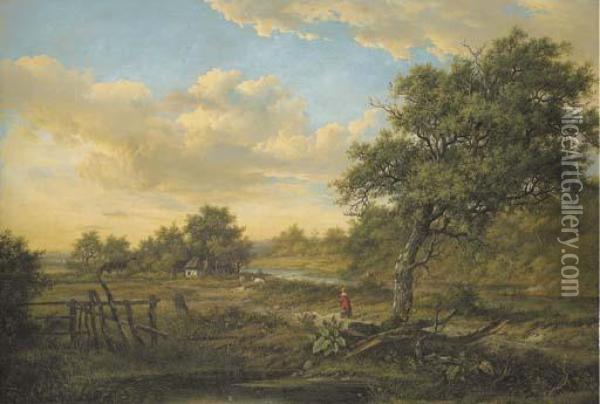 Signed And Dated 'pat Oil Painting - Patrick, Peter Nasmyth