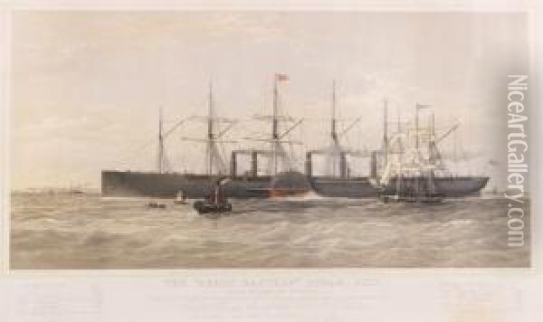 The Great Eastern Steam Ship Oil Painting - Samuel Walters