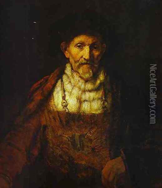 Portrait of an Old Man 2 Oil Painting - Rembrandt Van Rijn