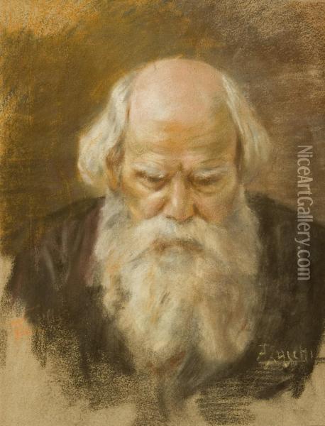 Ritratto D'uomo Con Barba Oil Painting - Ermocrate Bucchi