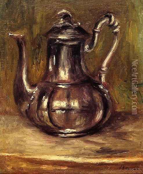 Coffee Pot Oil Painting - Pierre Auguste Renoir