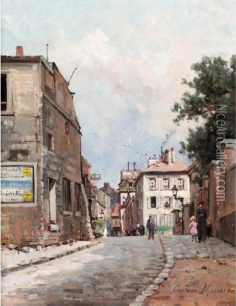 Montmarte Oil Painting - Gustave Mascart