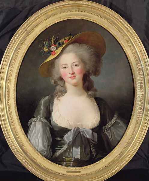 Portrait of Princess Elisabeth of France 1764-94 a sister of Louis XVI, 1782 Oil Painting - Elisabeth Vigee-Lebrun