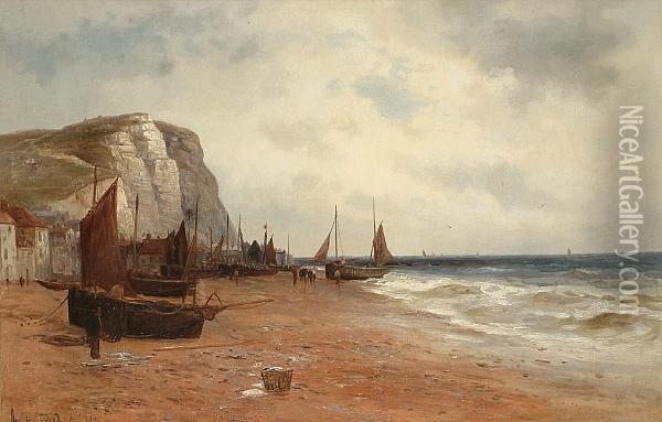 Hastings Oil Painting - Gustave de Breanski