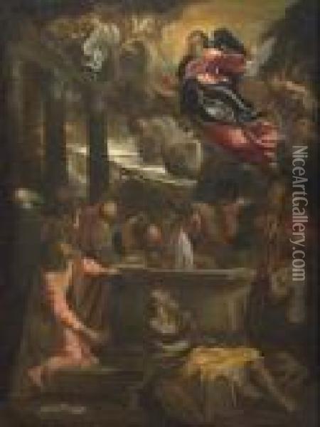Assunzione Della Vergine Oil Painting - Annibale Carracci