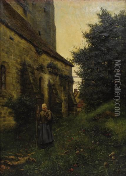 The Close Of Day Oil Painting - William Anderson Coffin