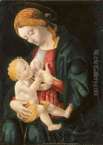 The Madonna and Child Oil Painting - ALBA, Macrino d' Alba