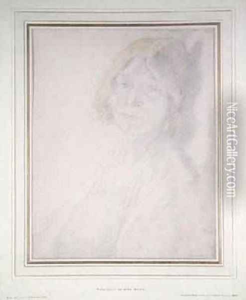 Portrait of Mrs Hone Oil Painting - Sir William Newenham Montague Orpen