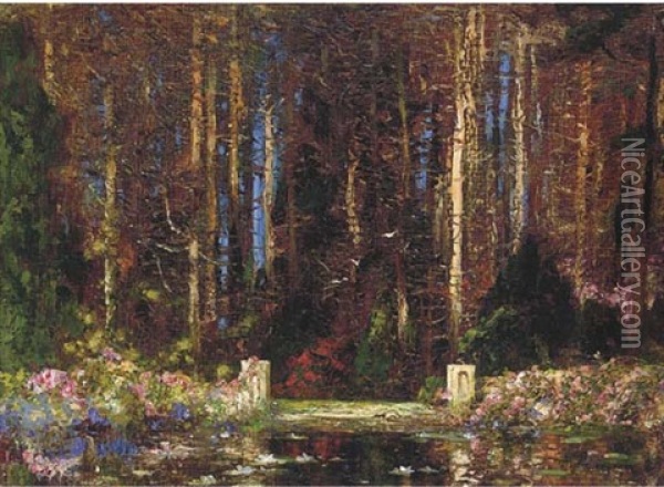 The Silent Pool Oil Painting - Thomas Edwin Mostyn