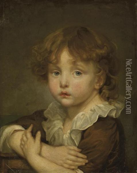Portrait D'un Jeune Garcon Oil Painting - Jean Baptiste Greuze