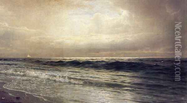 Seascape Oil Painting - William Trost Richards