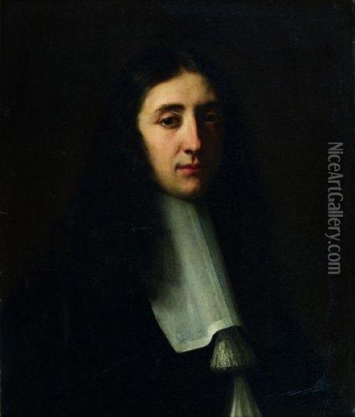 Portrait De Monsieur Delaporte Oil Painting - Claude Lefebvre