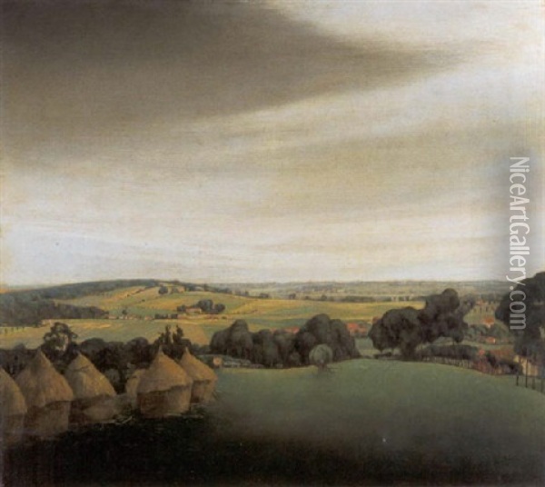 Groot Heuvellandschap Oil Painting - Valerius De Saedeleer
