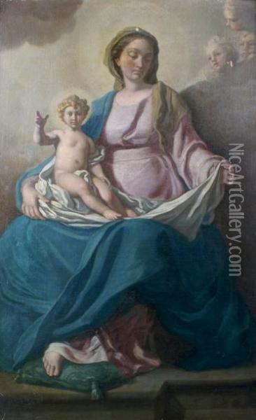 La Vierge Et L'enfant Oil Painting - Carlo Dolci