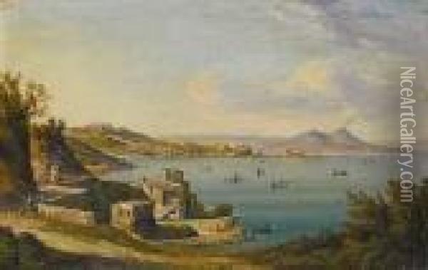 Ansicht Von Neapel Oil Painting - Consalvo Carelli