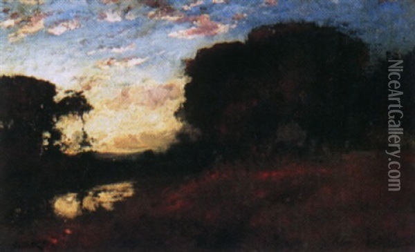 Sunrise Oil Painting - William Keith