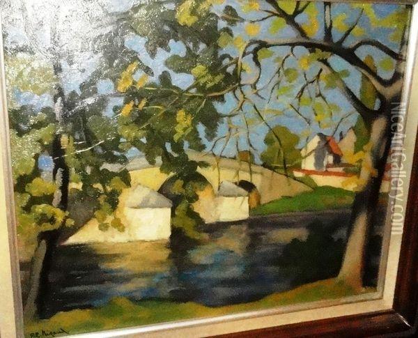 Le Pont Oil Painting - Pierre Gaston Rigaud