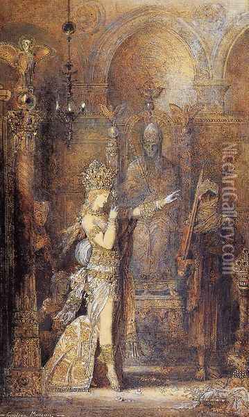 Salome Dancing Oil Painting - Gustave Moreau