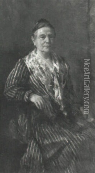 Portrait Of Julia Colt Pierson Emmet Oil Painting - Rosina Emmet Sherwood