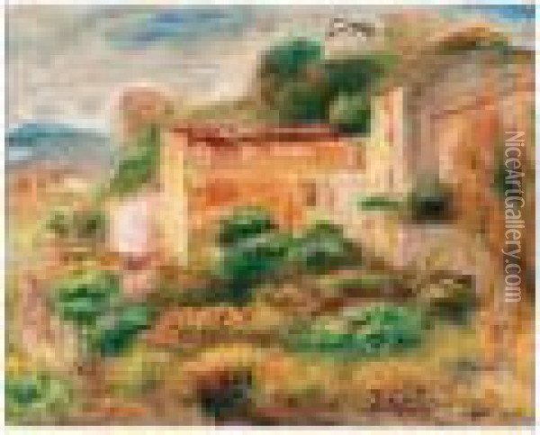 La Maison De La Poste Oil Painting - Pierre Auguste Renoir