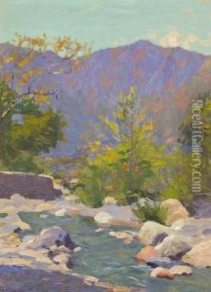 Laguna Canyon Oil Painting - Ferdinand Kaufmann