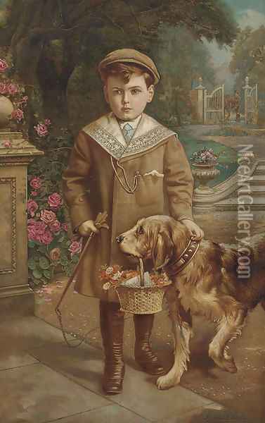 The young gentleman Oil Painting - Herbert H. Harley