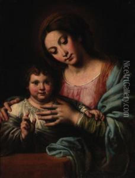 The Madonna And Child Oil Painting - Carlo Ceresa