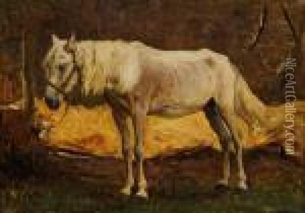 Cheval. Oil Painting - Frederick Arthur Bridgman