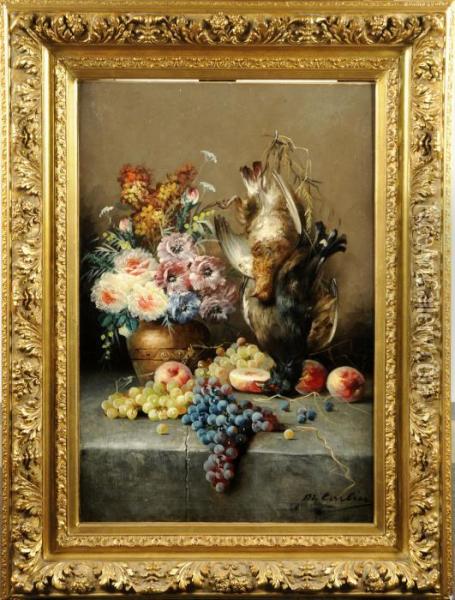 Nature Morte. Oil Painting - Max Carlier