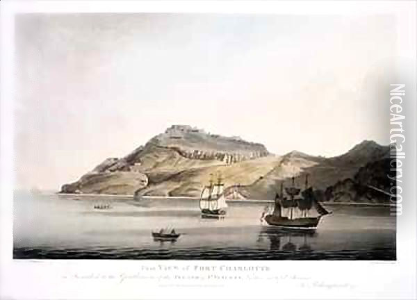 View of Fort Charlotte in the Island of St. Vincent Oil Painting - Joseph Billinghurst
