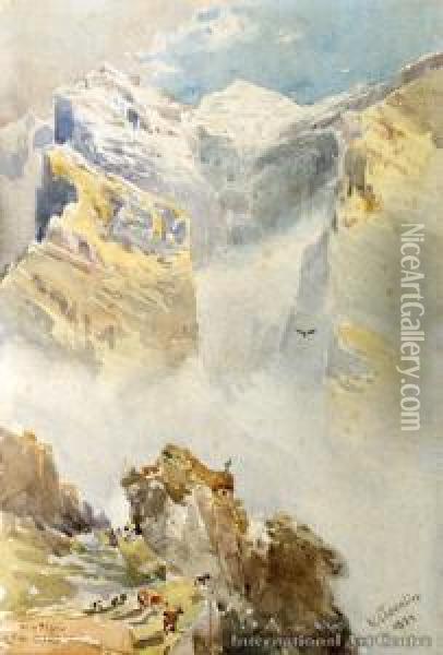 Pico Arreio Oil Painting - Nicholas Chevalier