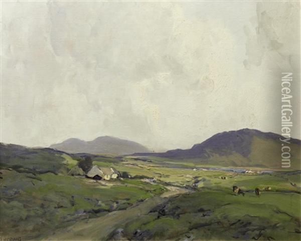 Near Rosbeg, Co. Donegal Oil Painting - James Humbert Craig