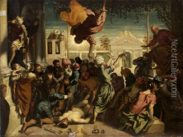 St Oil Painting - Jacopo Robusti, II Tintoretto
