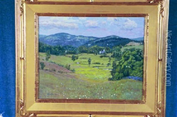 Spring In The Valley Oil Painting - Ben Foster