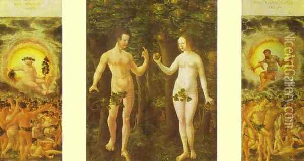 The Fall of Man Oil Painting - Albrecht Altdorfer