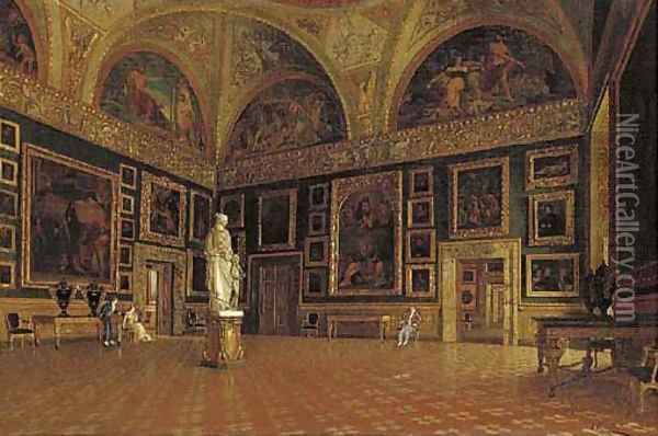 The Iliad Room, the Pitti Palace Oil Painting - F Maestosi
