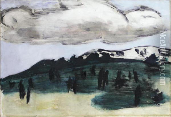 Die Wolke (the Cloud) Oil Painting - Max Beckmann