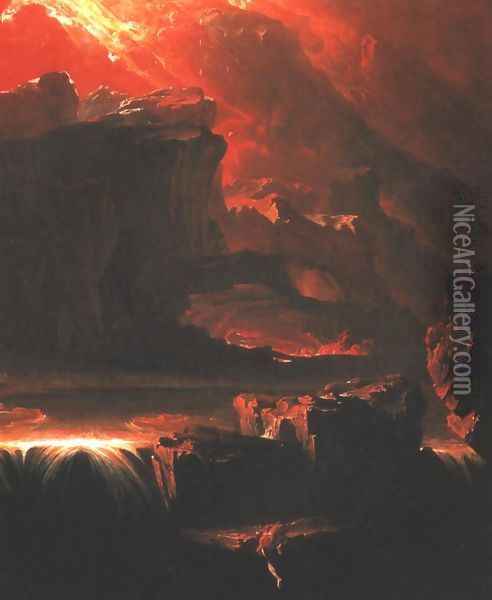 Sadak in Search of the Waters of Oblivion Oil Painting - John Martin