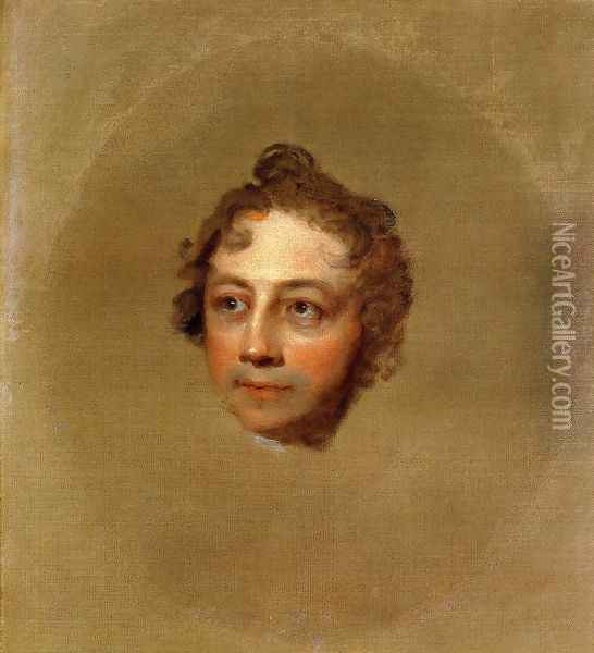 Washington Allston Oil Painting - Gilbert Stuart