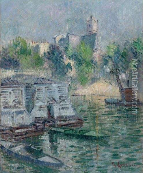 Saint-gervais, Paris Oil Painting - Gustave Loiseau