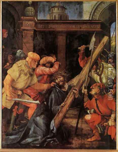 Carrying the Cross 1523-24 Oil Painting - Matthias Grunewald (Mathis Gothardt)