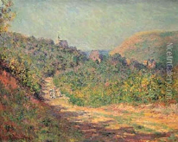 Aux Petites-dalles Oil Painting - Claude Monet