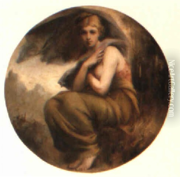 An Allegory Oil Painting - Paul Baudry