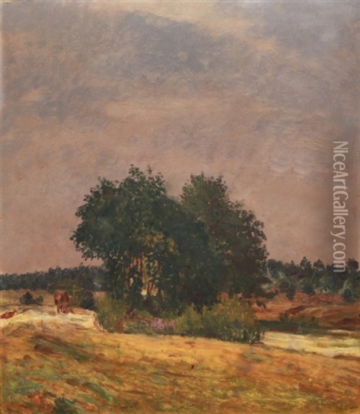 Podzimni Nalada Oil Painting - Frantisek Kavan