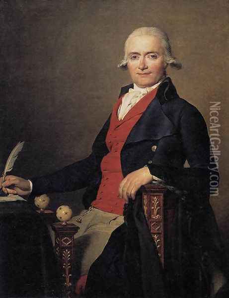 Portrait of Gaspar Mayer 1795 Oil Painting - Jacques Louis David