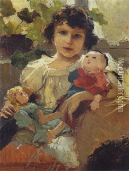 La Figlia Oil Painting - Elda Borzino