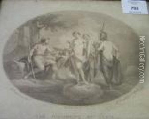 The Judgment Of Paris Oil Painting - Francesco Bartolozzi